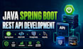 develop java spring boot rest apis and microservices