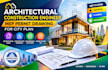 architectural construction engineer , mep permit drawing for city plan