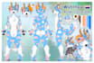 draw high quality furry ref sheet, nsfw ref sheet, anthro ref sheet, fursona