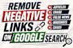 remove negative links, mugshots, bad news, articles from google search