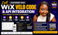 customize wix velo code api integration wix website velo development