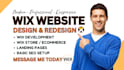 wix website redesign wix website design wix website development wix redesign