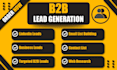 create b2b leads list with verified emails and linkedin