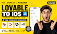 fix deploy publish lovable to ios replit base44 v0 vibe coded app development