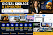 do digital signage optisigns  screencloud yodeck xibo restaurant real estate crm