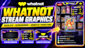 design animated whatnots, transition and obs scoreboard