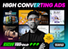 design high converting static ads and meta ad creatives