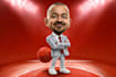 singel funny caricature professional business caricature