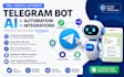 create an ai telegram bot with automation, n8n API integration