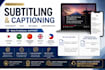 create flawless srt subtitles, closed captions, and transcripts