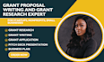 write small business grant proposal, grant research, nonprofit grant proposal