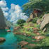 create 2d game environment concept art and illustration