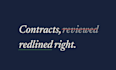 provision of expert contract review and negotiation support