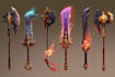 design your custom awesome weapon concept art