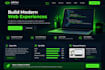 create a responsive website using HTML CSS and javascript
