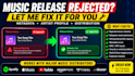 fix rejected music distribution and metadata issues on spotify