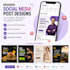 design modern social media posts and carousel graphics