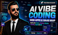 build your web app, saas mvp website using ai vibe coding with codex or claude