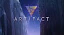 do a mysterious and striking artifact logo
