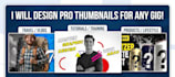 design high quality youtube thumbnails