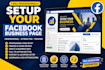 do fiverr facebook page setup and professional business page