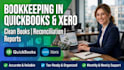 do bookkeeping in quickbooks and xero