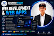 develop responsive web application using react and node js