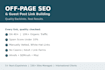 do offpage SEO and high quality guest post link building