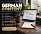 professional german website content and product copy