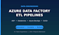 develop etl pipelines using azure data factory and databricks