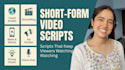 write engaging short video scripts for reels, shorts, ads