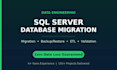 do sql server database migration, etl and data validation