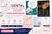 create professional dental social media posts and designs