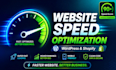 speed optimize your wordpress or shopify website