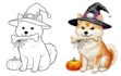 create cute halloween embroidery patterns