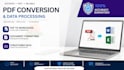 convert PDF to excel, word