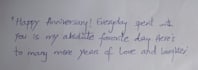 write romantic handwritten letters, love notes and poems