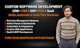 make custom crm cms erp pos saas business automation systems software developer