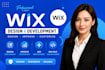 do wix website design, redesign wix website with wix velo, wix code and database