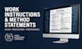 write professional work instructions and method statements