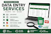do accurate data entery and web research