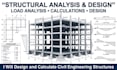 design and calculations civil engineering structures