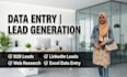 do accurate lead generation, data entry, web scraping excel data cleaning