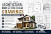 create architectural and structural drawings for US permit submission