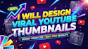 design creative youtube thumbnails