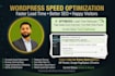 do wordpress speed optimization and page load fix