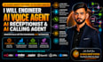 engineer ai voice agent, ai receptionist and ai calling agent