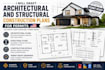 draft architectural and structural construction plans for permits