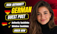 provide 100 german backlinks from high quality de websites