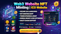 develop a secure web3 ico website and nft minting dapp